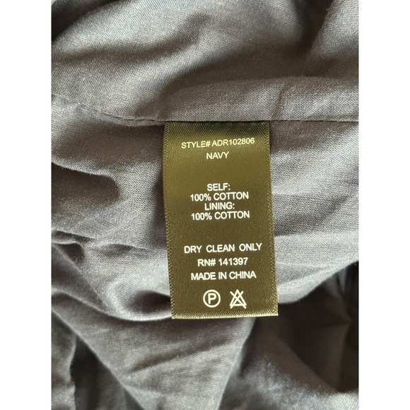 ASTR Strapless Lace Up Bubble Dress Navy Size S NWT $99 Midi Cocktail Party - Picture 6 of 7